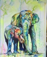 Maternal Symphony: Elephant's Love