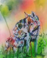 Wilderness Whispers: A Mother Wolf's Love